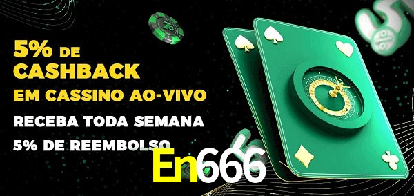 Promoções do cassino ao Vivo En666